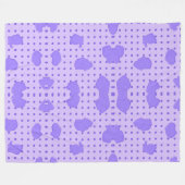 Lila Blankette! Fleecedecke (Vorderseite (Horizontal))