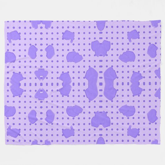Lila Blankette! Fleecedecke (Vorderseite (Horizontal))