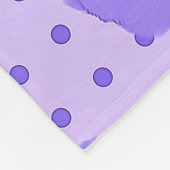 Lila Blankette! Fleecedecke (Ecke)
