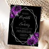 Lila Bläschen-Silber-Geometrie Postkarte