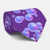Lila Blase Krawatte (Gerollt)