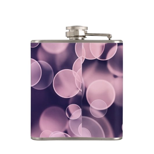 Lila Blasen Flachmann (Rückseite)