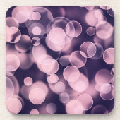 Lila Blasen Getränkeuntersetzer (Vorderseite)