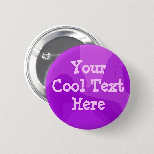 Lila Blasen-Kaugummi - Vorlage Button (Vorne & Hinten)