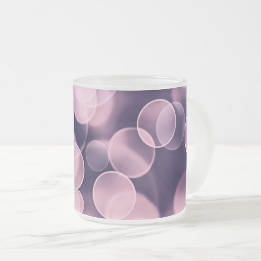 Lila Blasen Mattglastasse (VorderseiteRechts)