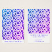 Lila Blasen mit Nekklace-Juwelendisplay (Vorne & Hinten)