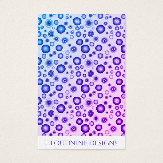 Lila Blasen mit Nekklace-Juwelendisplay (Vorderseite)