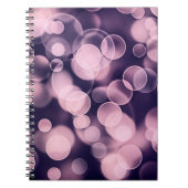 Lila Blasen Notizblock (Vorderseite)