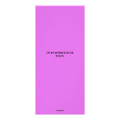 Lila Blasen Reinigungs-Service Rackkarten Werbekarte (Hinten)