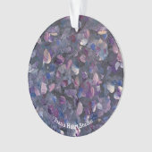 Lila-Blasen-Schmuck Ornament (Vorderseite)
