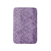 Lila Blasenverpackungsmuster Badematte (Vorderseite Vertikal)