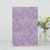 Lila Blasenverpackungsmuster Briefpapier (Stehend Vorderseite)