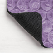 Lila Blasenverpackungsmuster Mousepad (Ecke)