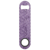Lila Blasenverpackungsmuster Speed Flaschenöffner (Rückseite)