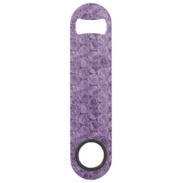 Lila Blasenverpackungsmuster Speed Flaschenöffner