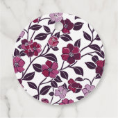 Lila BläserBaby-Dusche Geschenkanhänger (Rückseite)