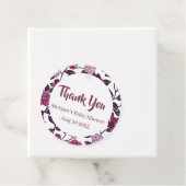 Lila BläserBaby-Dusche Geschenkanhänger (Beispiel)