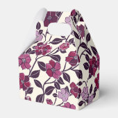 Lila BläserBaby-Dusche Geschenkschachtel (Rückseite)