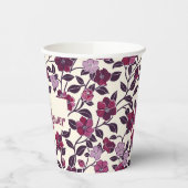 Lila BläserBaby-Dusche Pappbecher (Links)