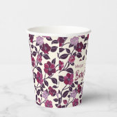 Lila BläserBaby-Dusche Pappbecher (Rechts)