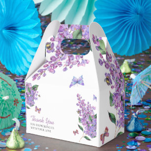 Lila Bläsernschmetterlingswaage Geschenkschachtel