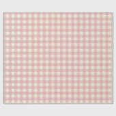 lila blass lila Lavander Gingham kariert kontrolli Geschenkpapier (Flach)