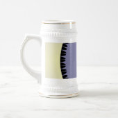 Lila Blatt Bierglas (Links)