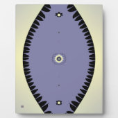 Lila Blatt Fotoplatte (Vorderseite)