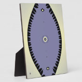 Lila Blatt Fotoplatte (Seite)