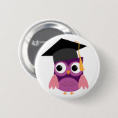 Lila Blatt mit Cap-Abschluss-Taste Button (Vorne & Hinten)