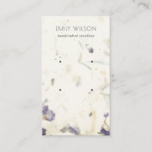 Lila Blatt mit Handarbeit