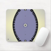 Lila Blatt Mousepad (Mit Mouse)
