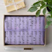 Lila Blatt-Tissue Paper Seidenpapier (Geschenk)