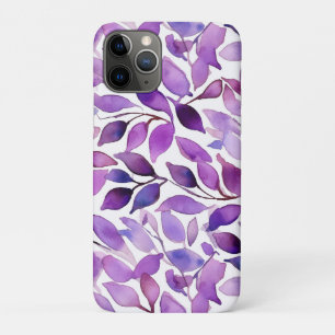 Lila Blätter Case-Mate iPhone Hülle