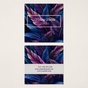 lila Blätter federn botanische