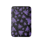 Lila Blätter für den Kanarischen Weinbau Badematte (Vorderseite Vertikal)