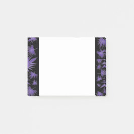 Lila Blätter für den Kanarischen Weinbau Post-it Klebezettel