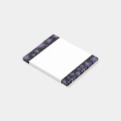 Lila Blätter für den Kanarischen Weinbau Post-it Klebezettel (angewinkelt)