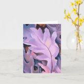 Lila Blätter, Georgia O'Keeffe, Card Karte (Gelbe Blume)