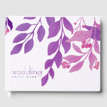 Lila Blätter Hochzeitthema