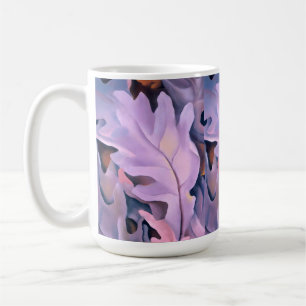 Lila Blätter von Georgia Okeeffe Kaffeetasse