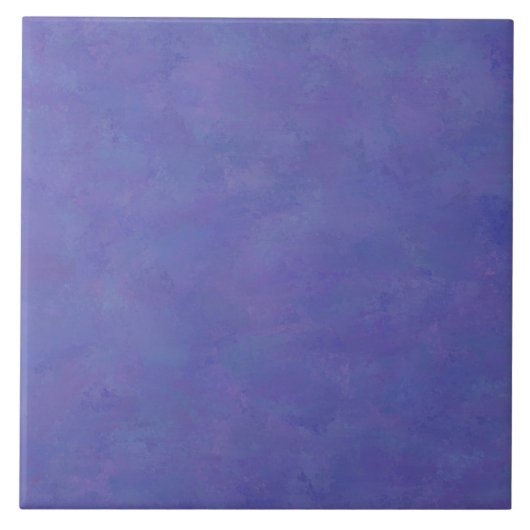Lila Blau Abstraktes Muster Fliese (Vorderseite)