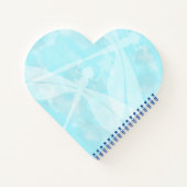 Lila, blau, Aqua Dragonflies Custom Journal Notizblock (Rückseite)