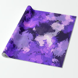 Lila Blau & Cool Moderne Elegantes Design Geschenkpapier