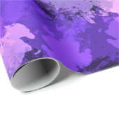 Lila Blau & Cool Moderne Elegantes Design Geschenkpapier (Rolleneckpunkt)