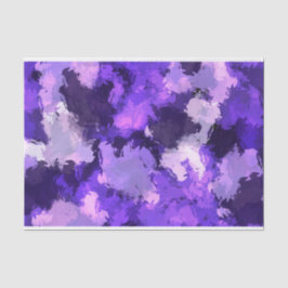 Lila Blau & Cool Moderne Elegantes Design Seidenpapier