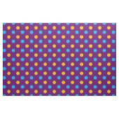 Lila Blau Gelb Punkte Design Stoff (Fat Quarter (45,7 x 55,9 cm))