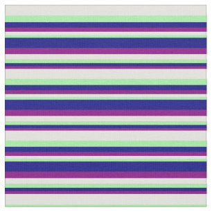 Lila, blau, grün und hellgelb stoff