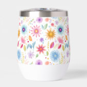 Lila Blau Rosa Boho Wildblume (Vorderseite)