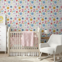 Lila Blau Rosa Boho Wildblume